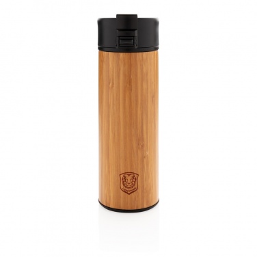Logotrade promotional gifts photo of: Bogota vacuum bamboo coffee mug