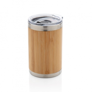 Logotrade promotional item image of: Bamboo coffee to go tumbler