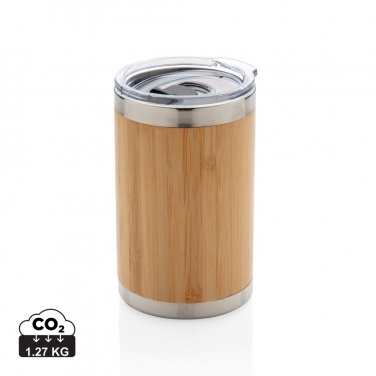 Logo trade promotional giveaway photo of: Bamboo coffee to go tumbler
