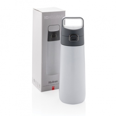 Logo trade promotional products image of: Hydrate leak proof lockable vacuum bottle