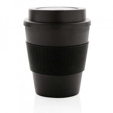 Logo trade promotional merchandise image of: Reusable Coffee cup with screw lid 350ml