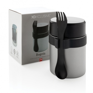 Logo trade corporate gifts picture of: Bogota food flask with ceramic coating