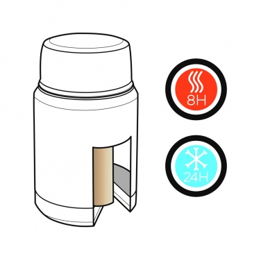 Logotrade promotional giveaway picture of: Swiss Peak Elite copper vacuum food container