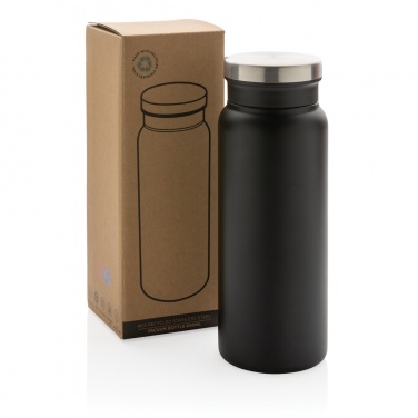 Logotrade promotional merchandise image of: RCS Recycled stainless steel vacuum bottle 600ML
