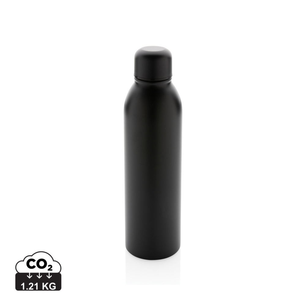Logo trade promotional giveaways picture of: RCS Recycled stainless steel vacuum bottle 500ML