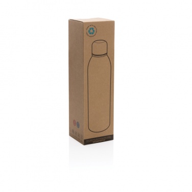 Logo trade promotional item photo of: RCS Recycled stainless steel vacuum bottle 500ML