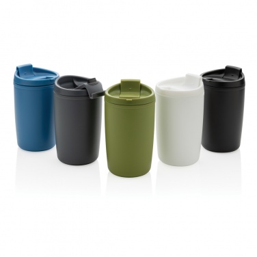 Logo trade promotional products picture of: GRS Recycled PP tumbler with flip lid