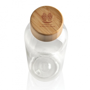 Logotrade promotional merchandise picture of: RCS RPET bottle with bamboo lid
