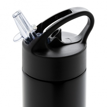 Logo trade corporate gifts image of: Sport bottle with straw