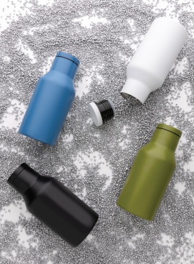 Logotrade promotional item picture of: RCS Recycled stainless steel compact bottle