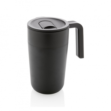 Logo trade promotional gifts picture of: GRS Recycled PP and SS mug with handle