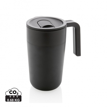 Logo trade promotional giveaways picture of: GRS Recycled PP and SS mug with handle
