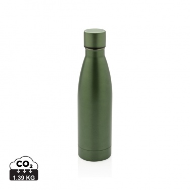 Logo trade promotional gifts picture of: RCS Recycled stainless steel solid vacuum bottle