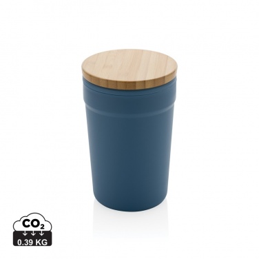 Logotrade advertising product picture of: GRS certified recycled PP mug with bamboo lid