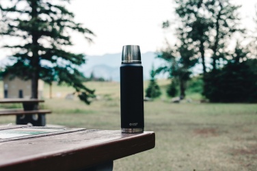 Logo trade promotional giveaway photo of: Swiss Peak Elite 1L copper vacuum flask