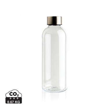 Logo trade advertising products image of: Leakproof water bottle with metallic lid