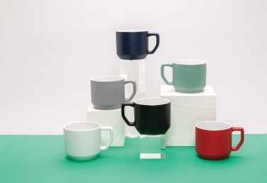 Logo trade business gifts image of: Ceramic modern mug 350ml