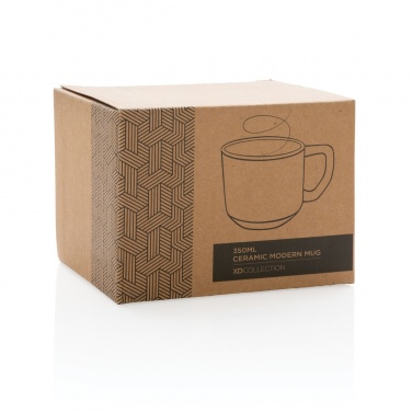 Logo trade promotional products picture of: Ceramic modern mug 350ml