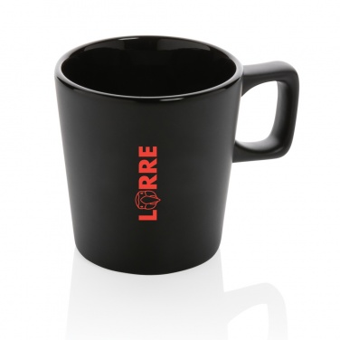 Logo trade promotional products image of: Ceramic modern coffee mug 300ml
