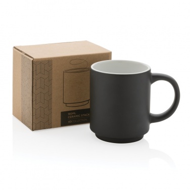 Logo trade promotional gifts image of: Ceramic stackable mug 180ml