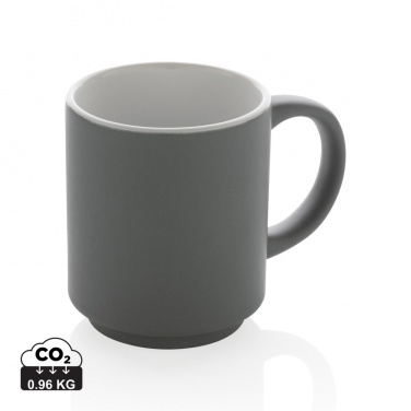 Logo trade promotional products image of: Ceramic stackable mug 180ml