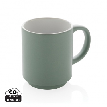Logo trade advertising products image of: Ceramic stackable mug 180ml