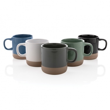 Logo trade promotional gifts image of: Glazed ceramic mug 360ml