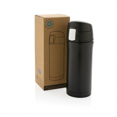 Logotrade promotional products photo of: RCS Recycled stainless steel easy lock vacuum mug
