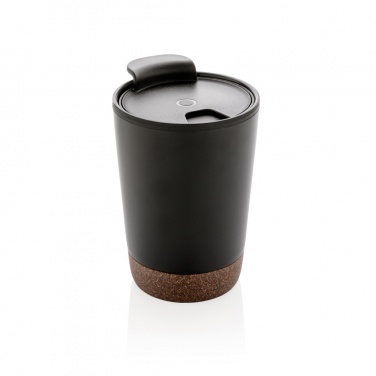 Logo trade promotional gifts image of: GRS RPP stainless steel cork coffee tumbler