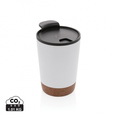 Logo trade advertising products image of: GRS RPP stainless steel cork coffee tumbler
