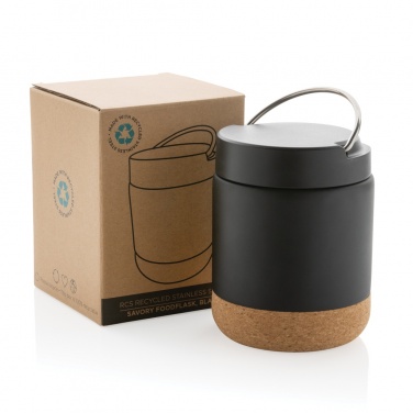 Logotrade promotional merchandise picture of: Savory RCS certified recycled stainless steel foodflask