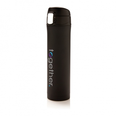 Logo trade business gifts image of: RCS Re-steel easy lock vacuum flask
