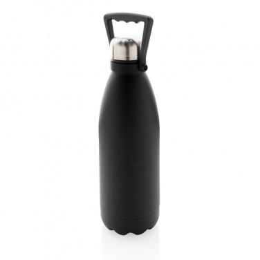 Logo trade promotional products image of: RCS Recycled stainless steel large vacuum bottle 1.5L