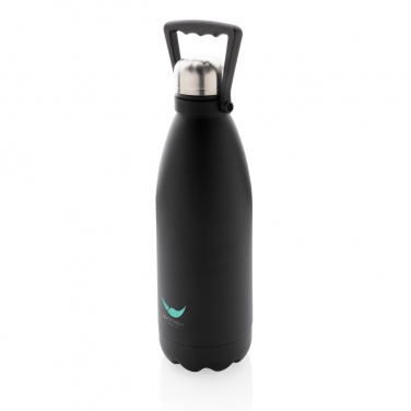 Logo trade business gift photo of: RCS Recycled stainless steel large vacuum bottle 1.5L