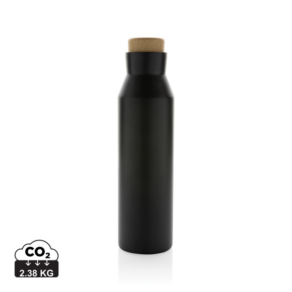 Logo trade corporate gifts picture of: Gaia RCS certified recycled stainless steel vacuum bottle
