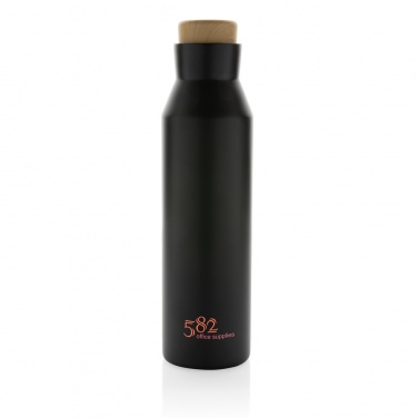 Logotrade promotional item image of: Gaia RCS certified recycled stainless steel vacuum bottle