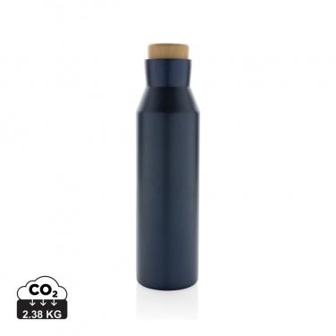 Logo trade promotional giveaways image of: Gaia RCS certified recycled stainless steel vacuum bottle