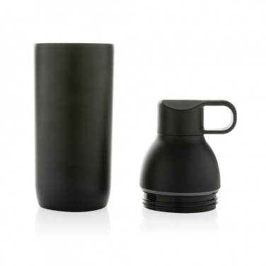 Logo trade promotional merchandise image of: Flow RCS recycled stainless steel vacuum bottle