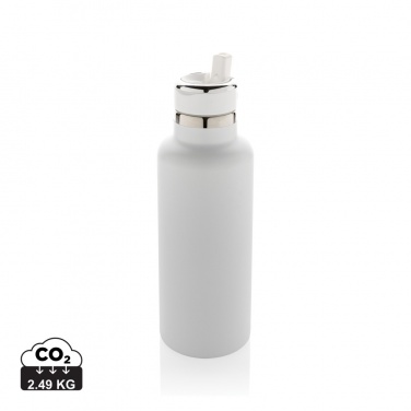 Logotrade promotional gift picture of: Hydro RCS recycled stainless steel vacuum bottle with spout