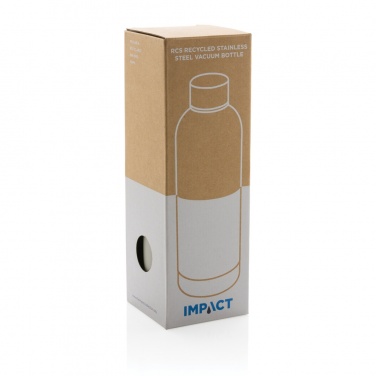 Logotrade promotional item picture of: RCS Recycled stainless steel Impact vacuum bottle