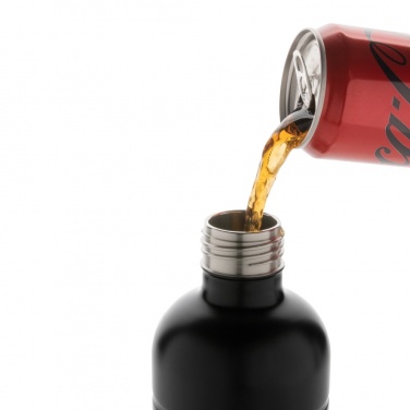 Logo trade promotional gifts picture of: Soda RCS certified re-steel carbonated drinking bottle