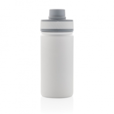 Logo trade advertising products image of: Vacuum stainless steel bottle with sports lid 550ml