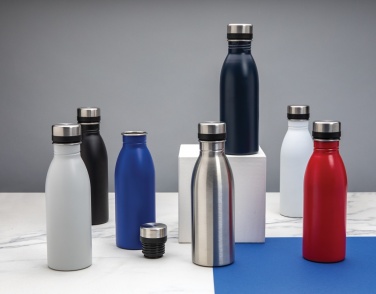 Logo trade promotional merchandise picture of: Deluxe stainless steel water bottle
