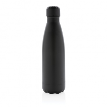 Logotrade promotional gift image of: Solid colour vacuum stainless steel bottle 500 ml