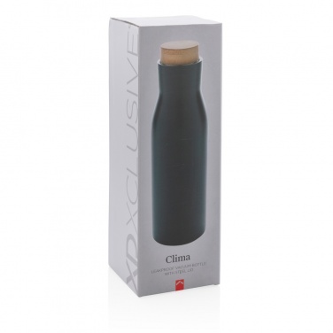 Logotrade promotional giveaway image of: Clima leakproof vacuum bottle with steel lid
