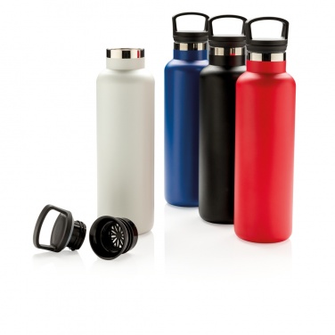 Logo trade promotional merchandise image of: Vacuum insulated leak proof standard mouth bottle
