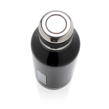 Logo trade promotional gifts picture of: Leak proof vacuum bottle with logo plate