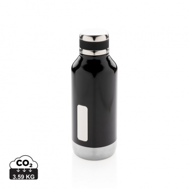 Logo trade promotional item photo of: Leak proof vacuum bottle with logo plate