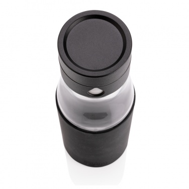 Logo trade promotional giveaways picture of: Ukiyo glass hydration tracking bottle with sleeve