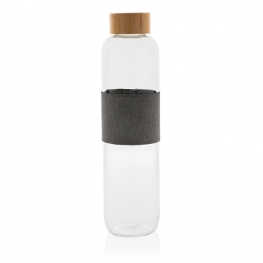Logotrade promotional giveaway picture of: Impact borosilicate glass bottle with bamboo lid